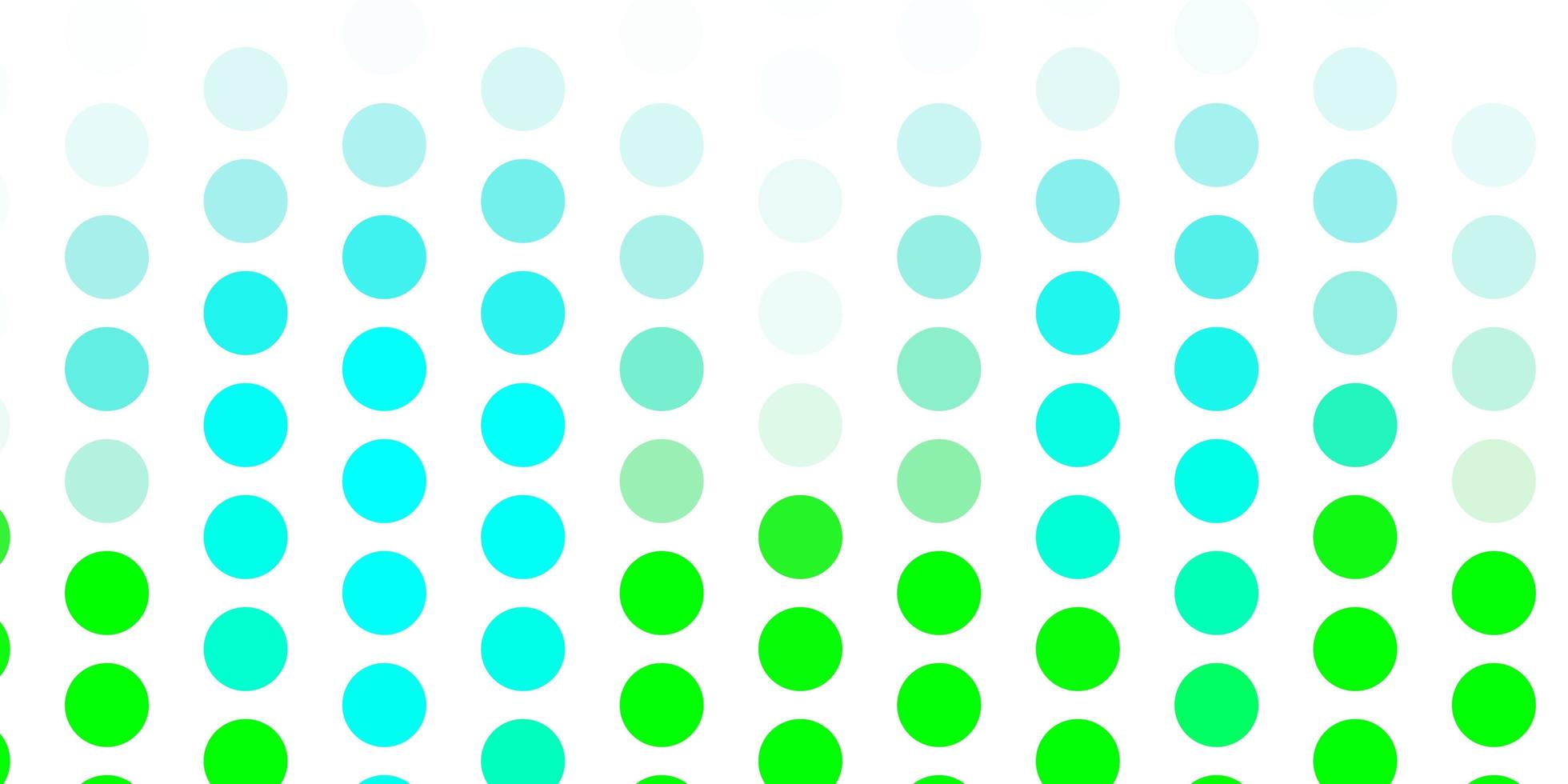 modèle vectoriel vert clair avec des cercles.