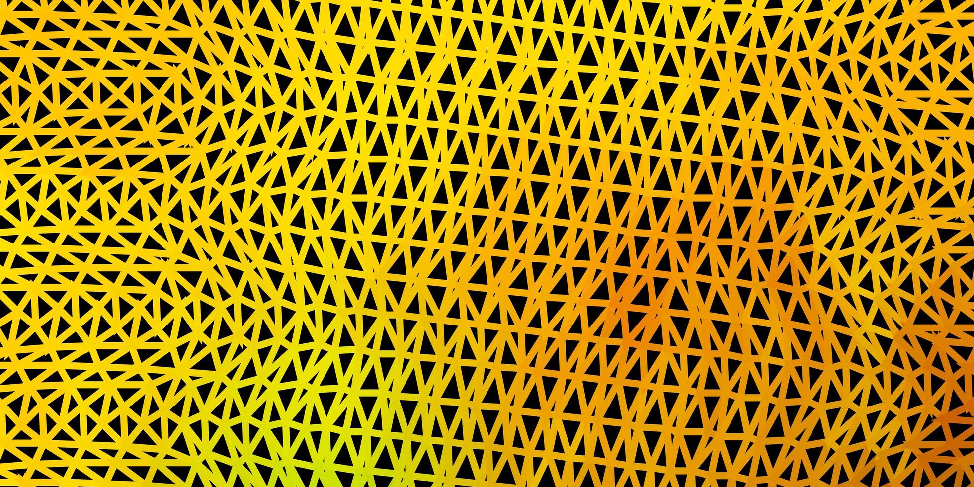 motif de triangle abstrait vecteur vert foncé, jaune.