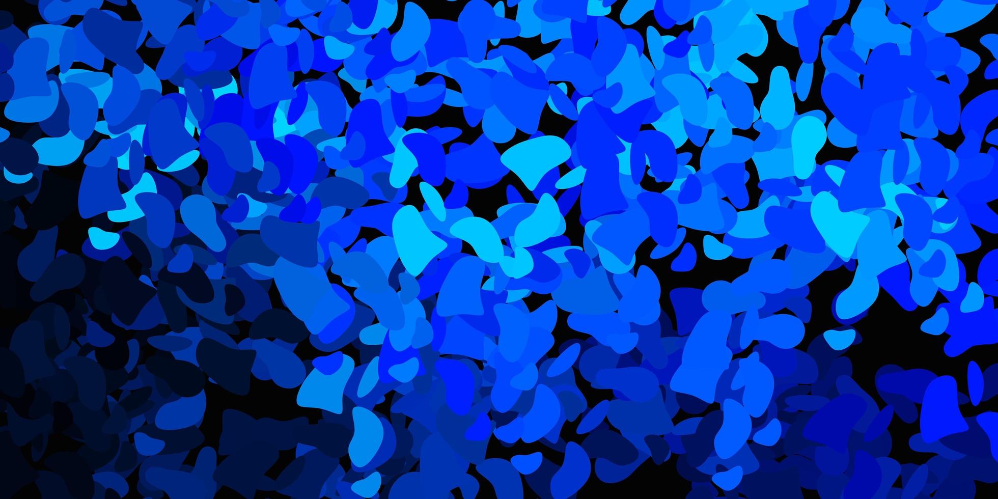fond de vecteur bleu foncé avec des formes aléatoires.