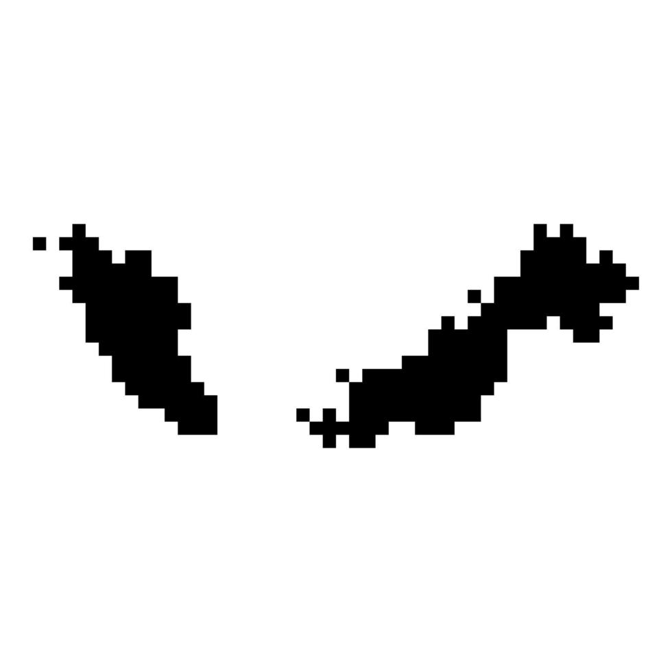 carte en pixels de kuala lumpur. illustration vectorielle. vecteur