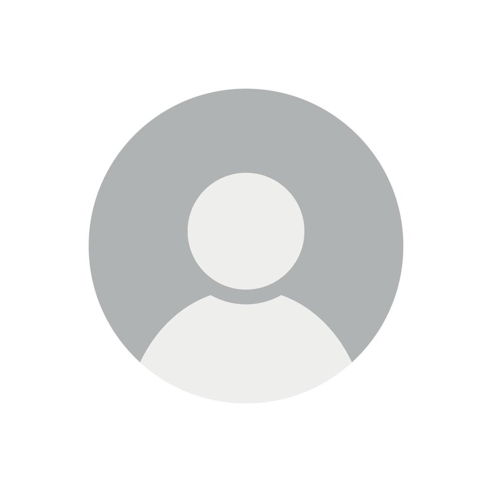 icône de profil utilisateur dans un style plat. illustration vectorielle d'avatar de membre sur fond isolé. concept d'entreprise de signe d'autorisation humaine. vecteur