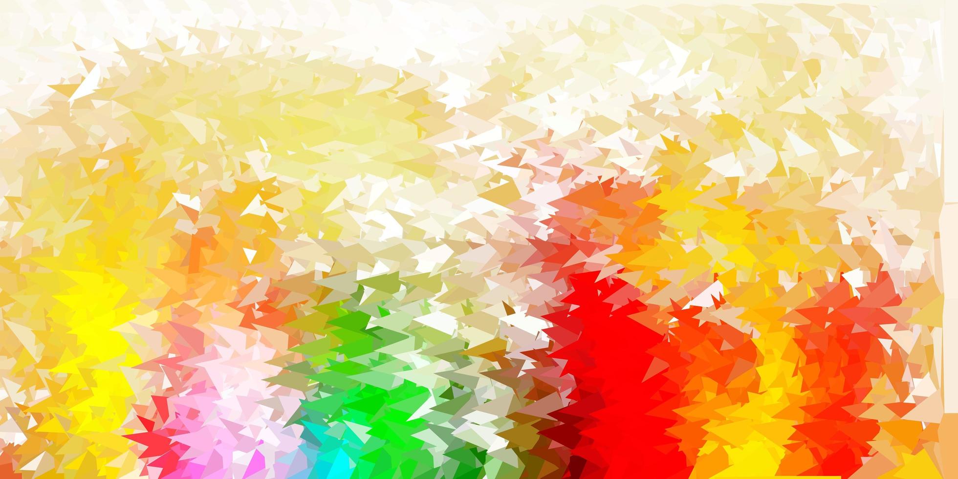 fond d'écran de polygone dégradé vecteur multicolore clair.