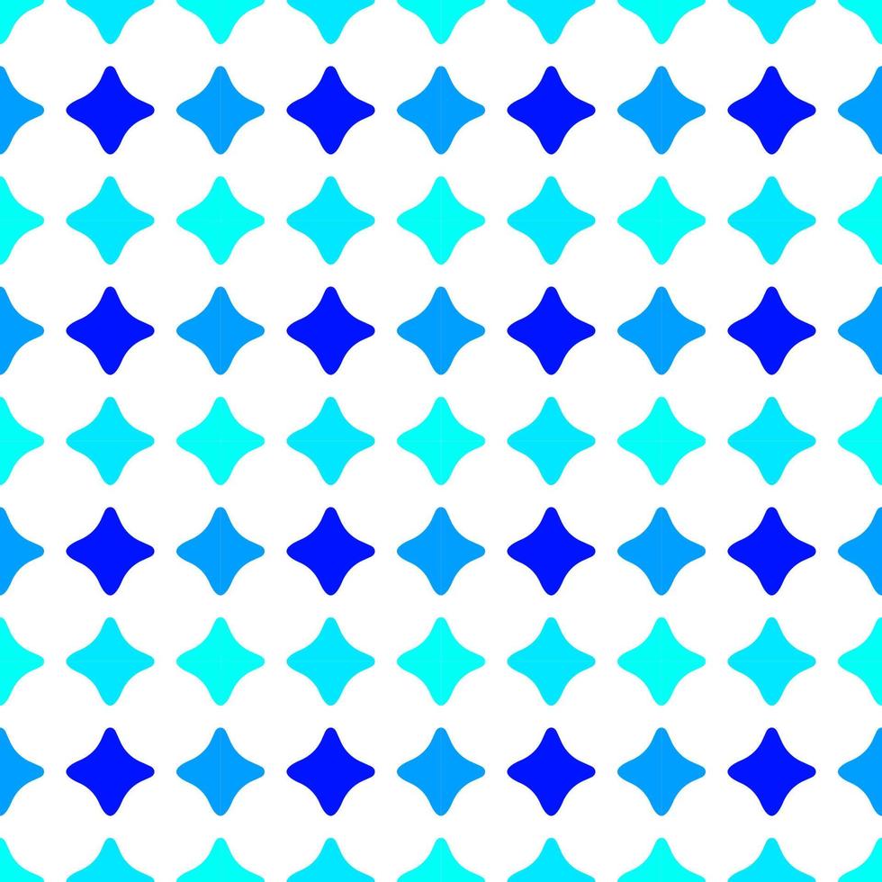 motif répétitif sans couture vif de losange bleu et bleu foncé pour papiers peints, textiles, tissus et autres surfaces vecteur