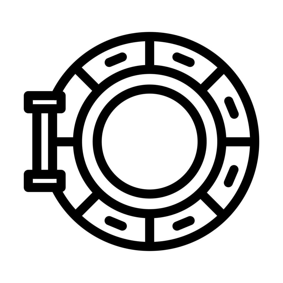 conception d'icône de hublot vecteur