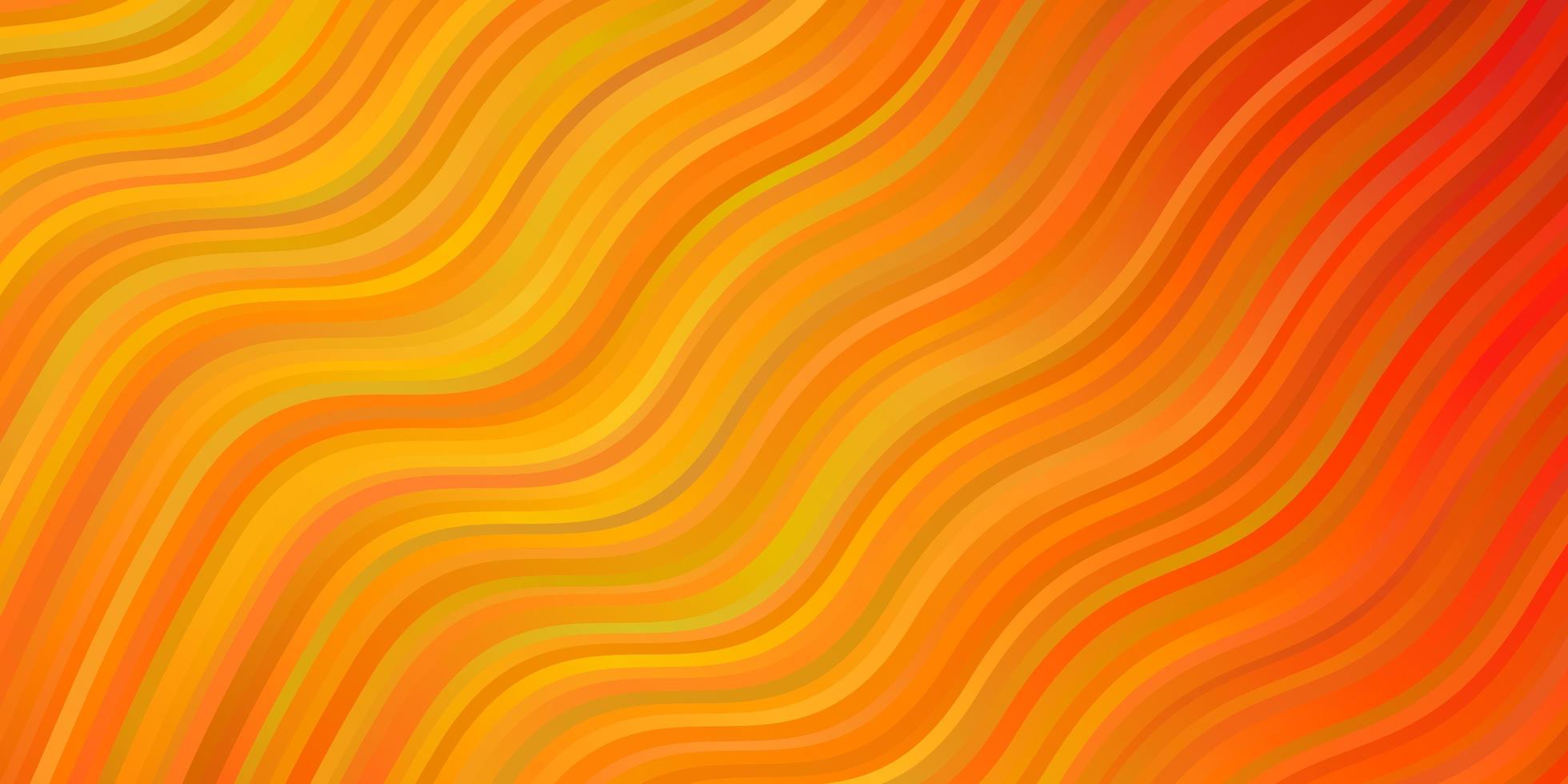 texture vecteur orange clair avec arc circulaire.