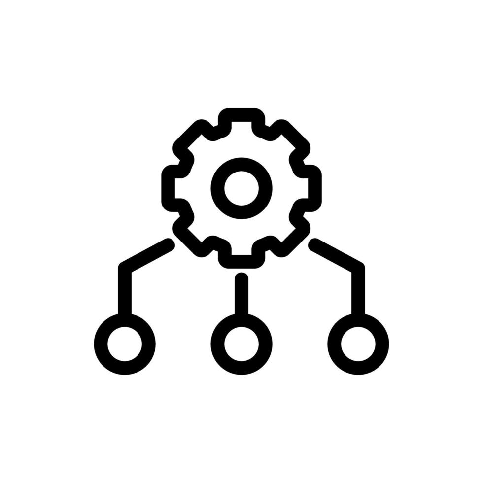 définir les détails de l'icône vectorielle. illustration de symbole de contour isolé vecteur