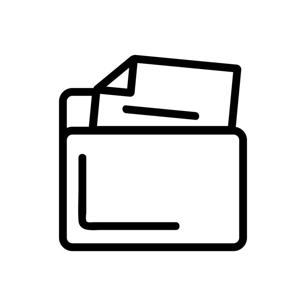 lettre dans le vecteur d'icône d'enveloppe. illustration de symbole de contour isolé