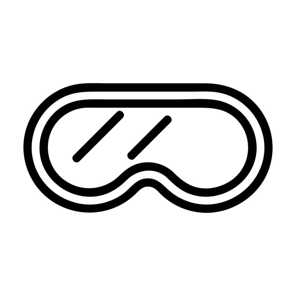 lunettes pour le vecteur d'icône d'étude. illustration de symbole de contour isolé