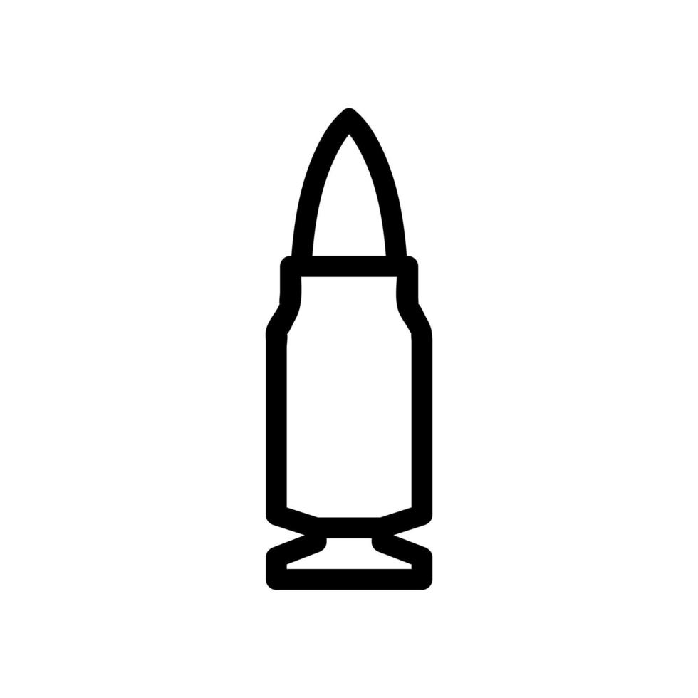 vecteur d'icône de balle. illustration de symbole de contour isolé