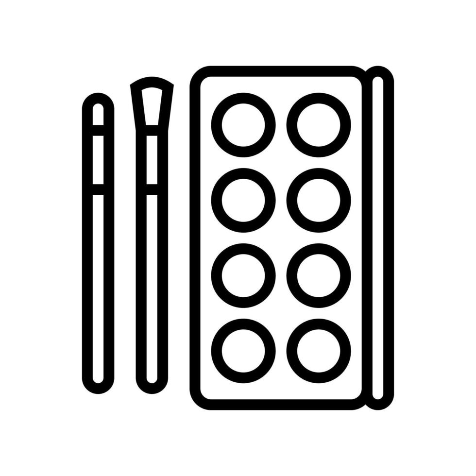 maquillage cosmétiques et outils ligne icône illustration vectorielle vecteur