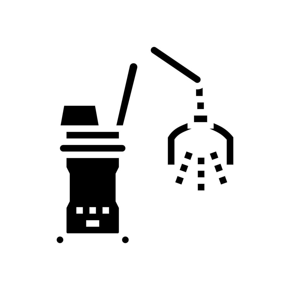 illustration vectorielle d'icône de glyphe de thérapie photodynamique vecteur