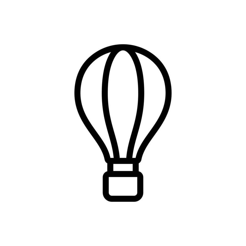 ballon ballon icône vecteur. illustration de symbole de contour isolé vecteur