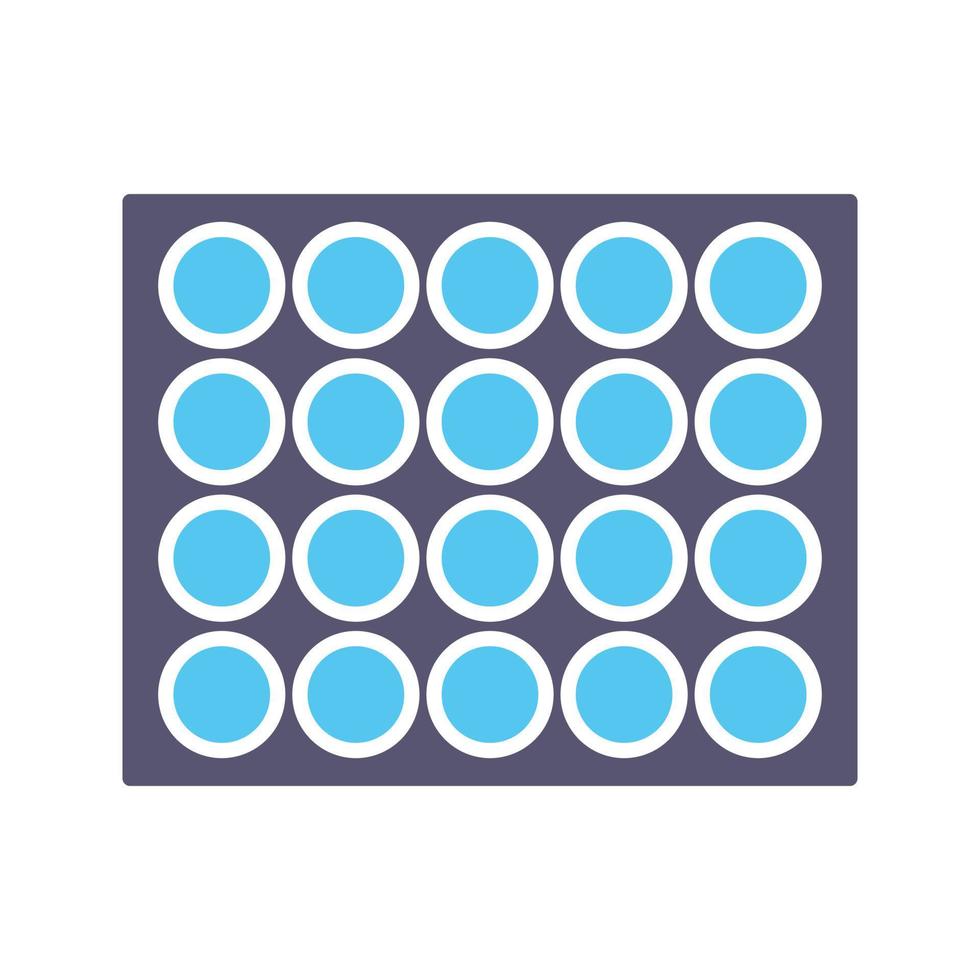 icône de vecteur de palette colorée