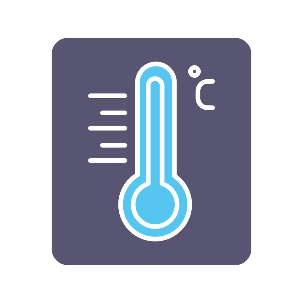 icône de vecteur de thermomètre