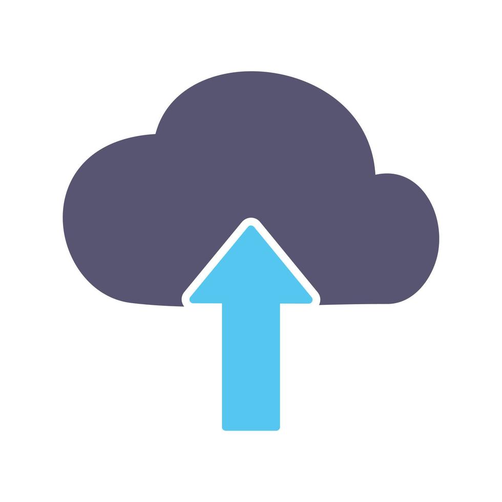 télécharger sur l'icône de vecteur de nuage