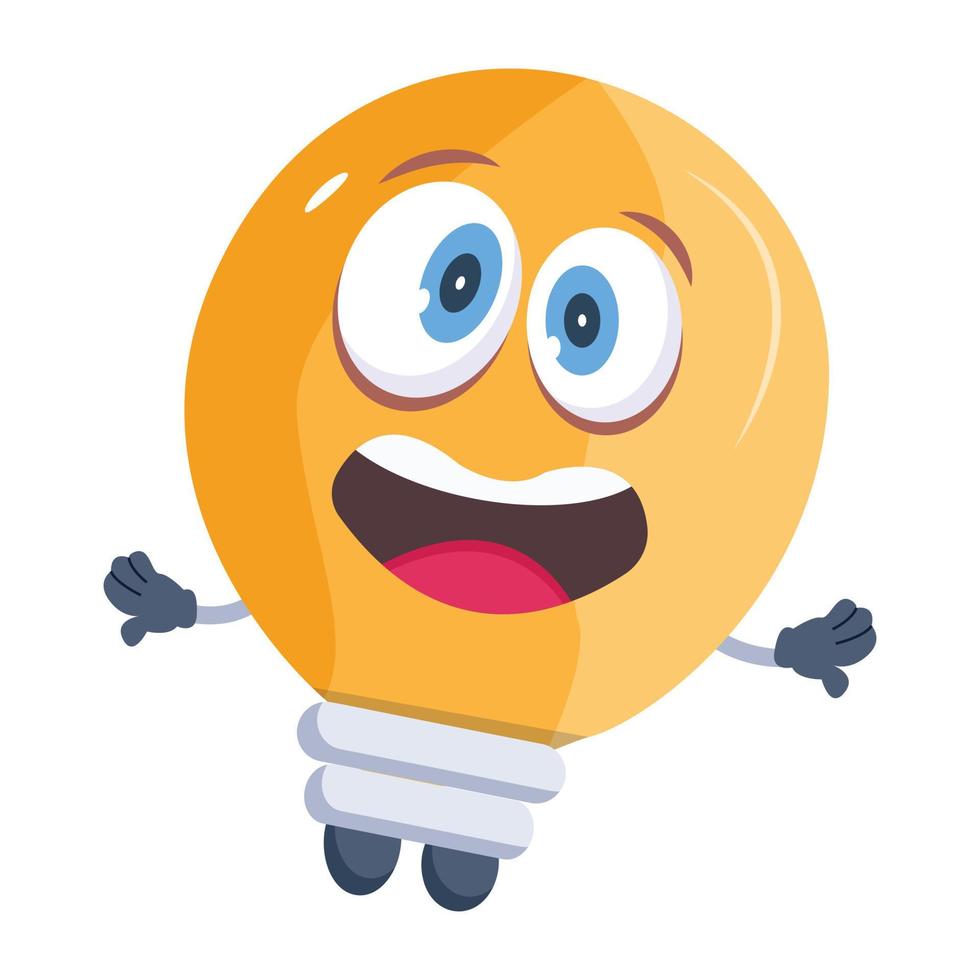 lumière emoji tendance vecteur