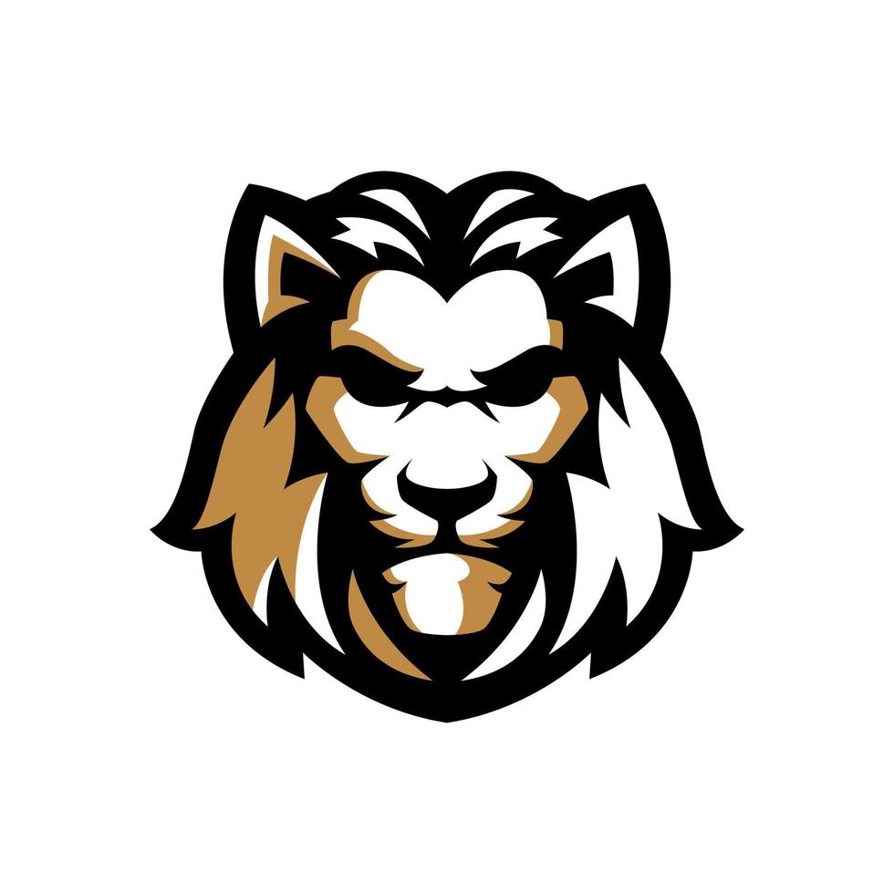 modèles de logo vectoriel tête de lion