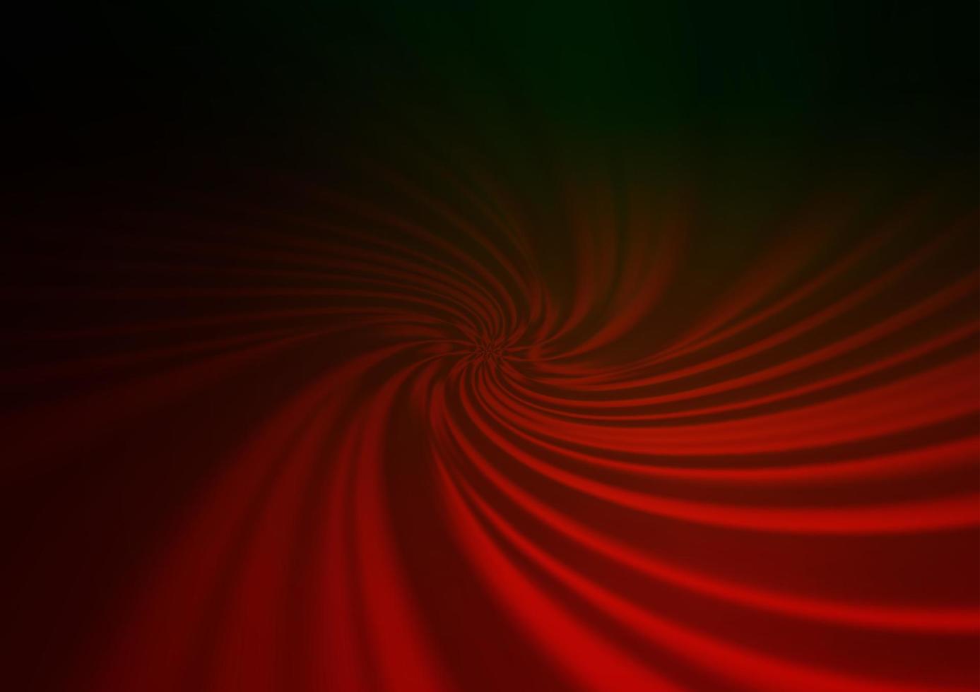 modèle flou abstrait de vecteur vert foncé, rouge.