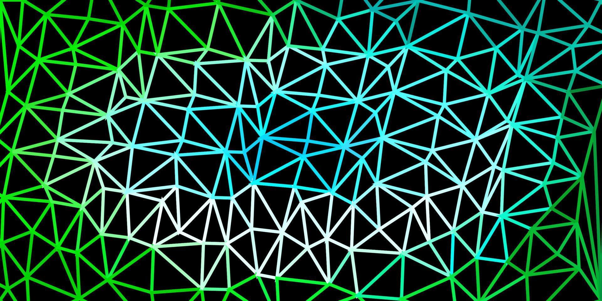 texture de triangle poly vecteur bleu clair, vert.