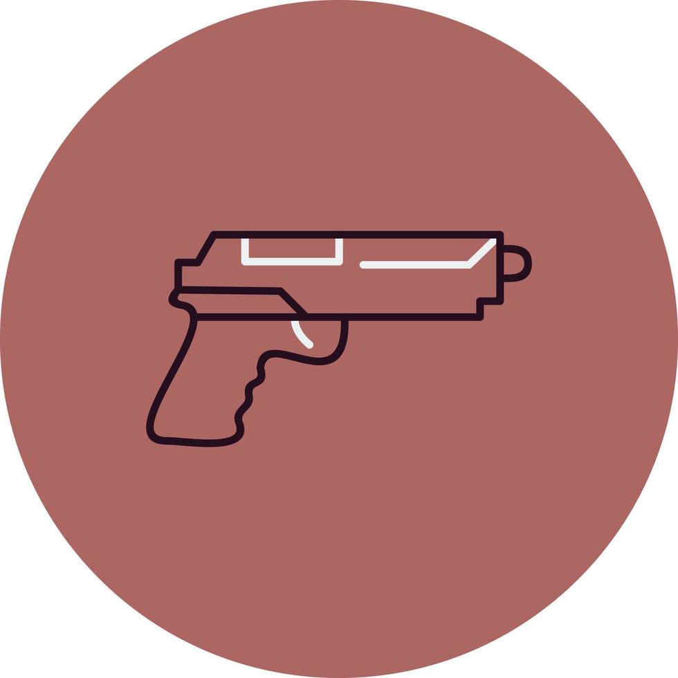 icône de vecteur de pistolet à main