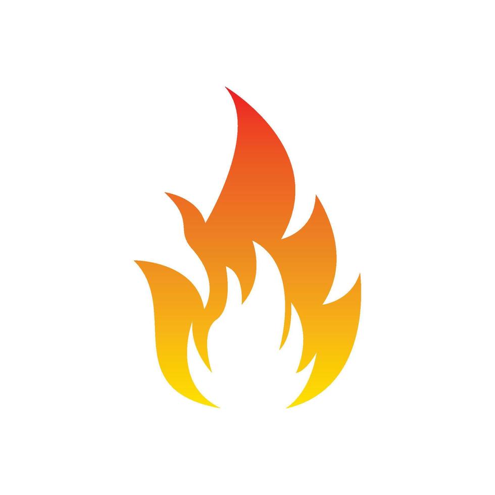 illustration de conception de logo de feu et symbole de feu vecteur