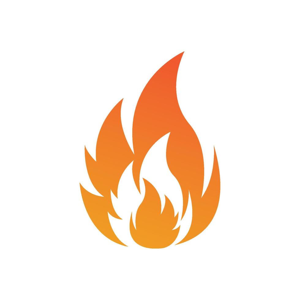 illustration de conception de logo de feu et symbole de feu vecteur