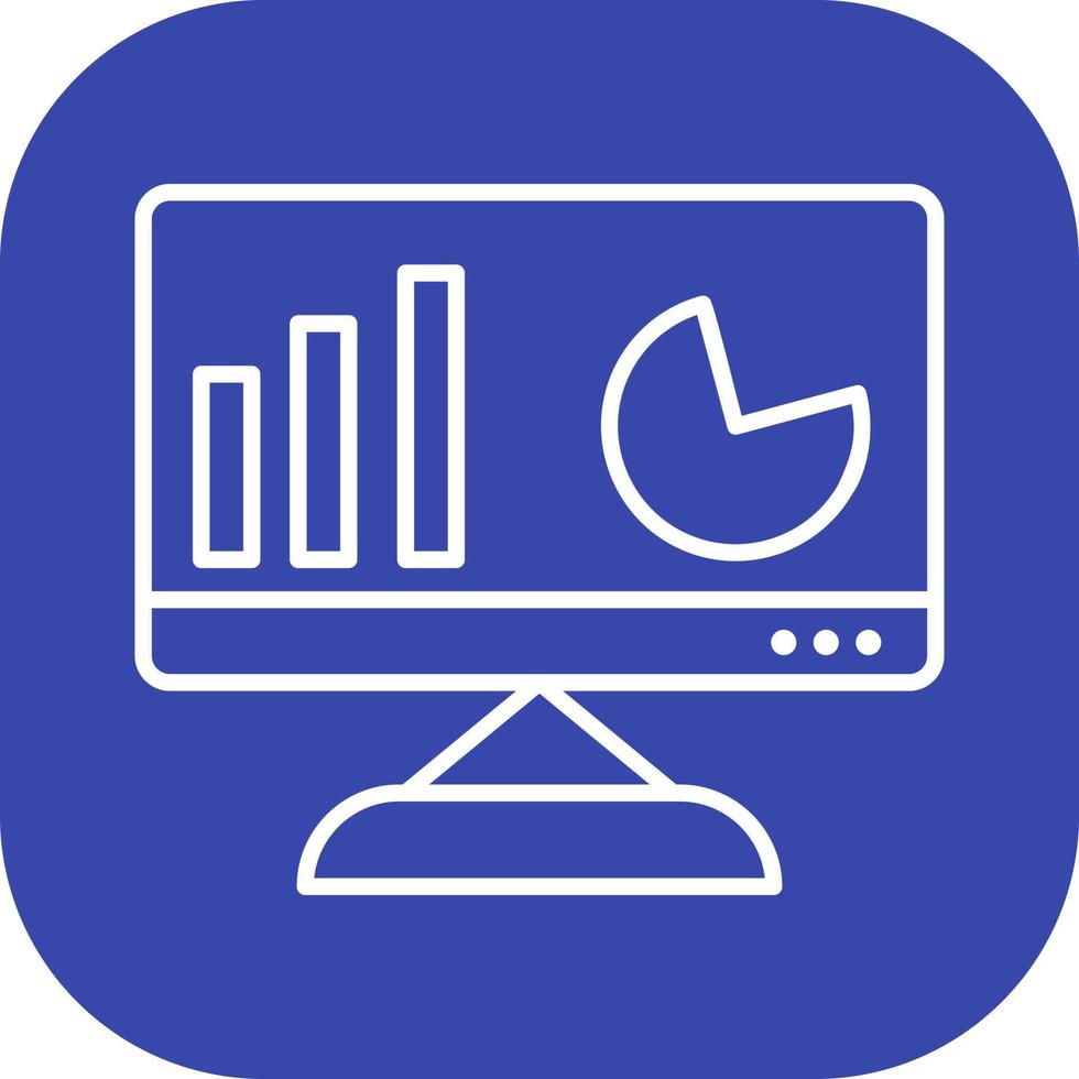 icône de vecteur analytique unique