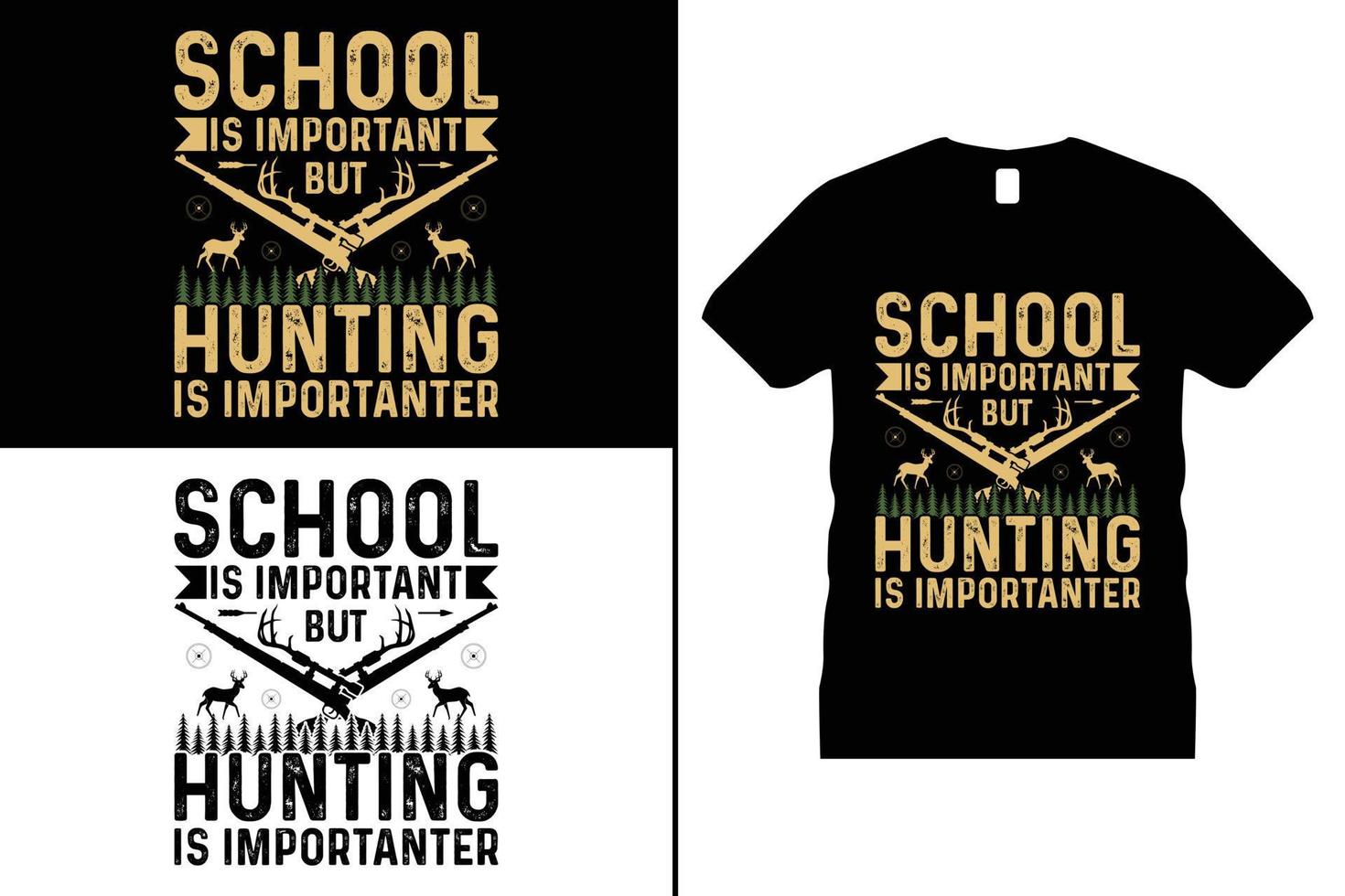 t-shirt de chasse, cerf drôle, conception de chemise d'amant, t-shirt de chasseur. utiliser pour t-shirt, tasses, autocollants, cartes, etc. vecteur