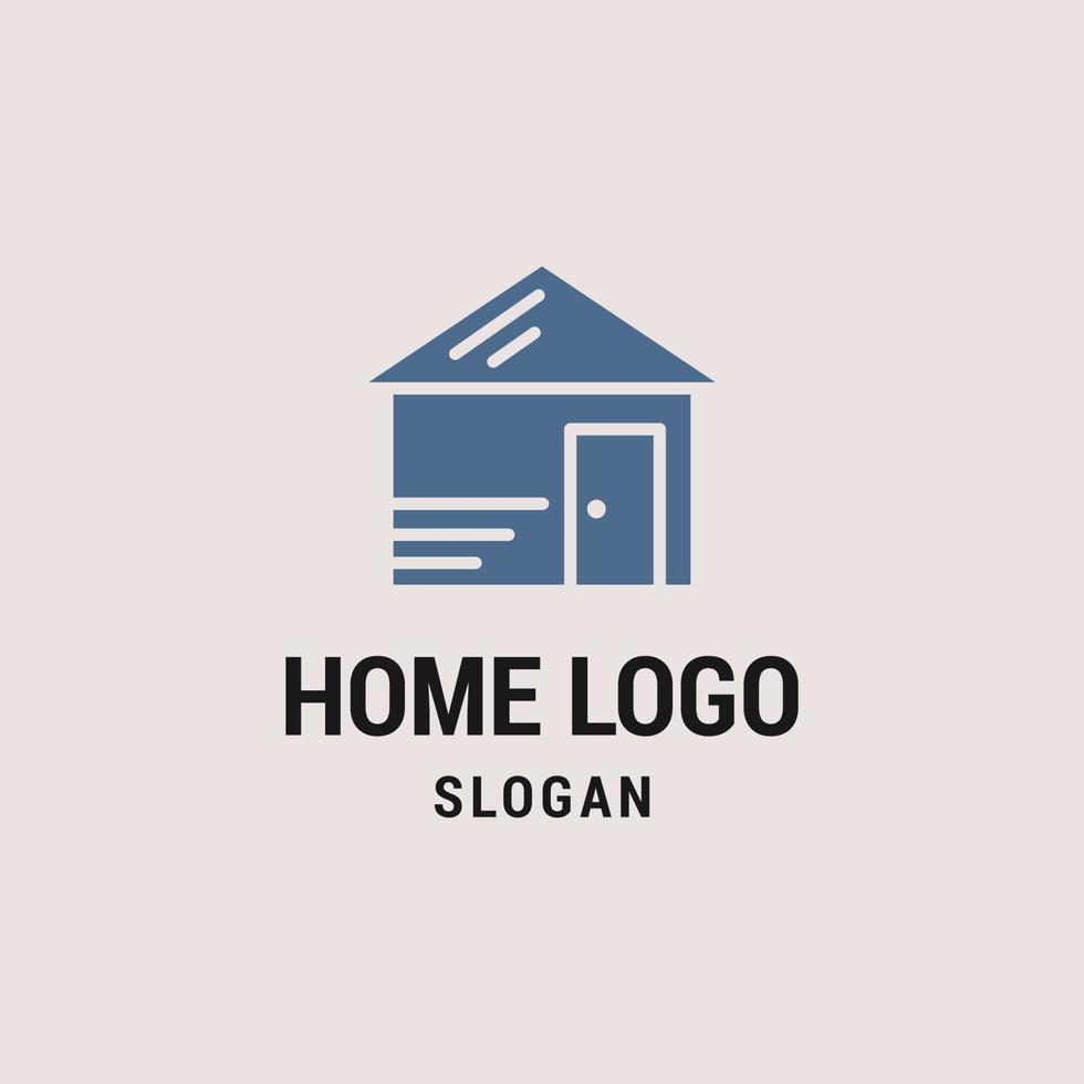 modèle de logo immobilier conception d'illustration vectorielle vecteur