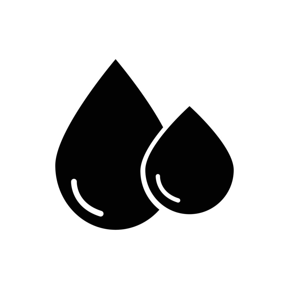 logo icône de l'eau vecteur