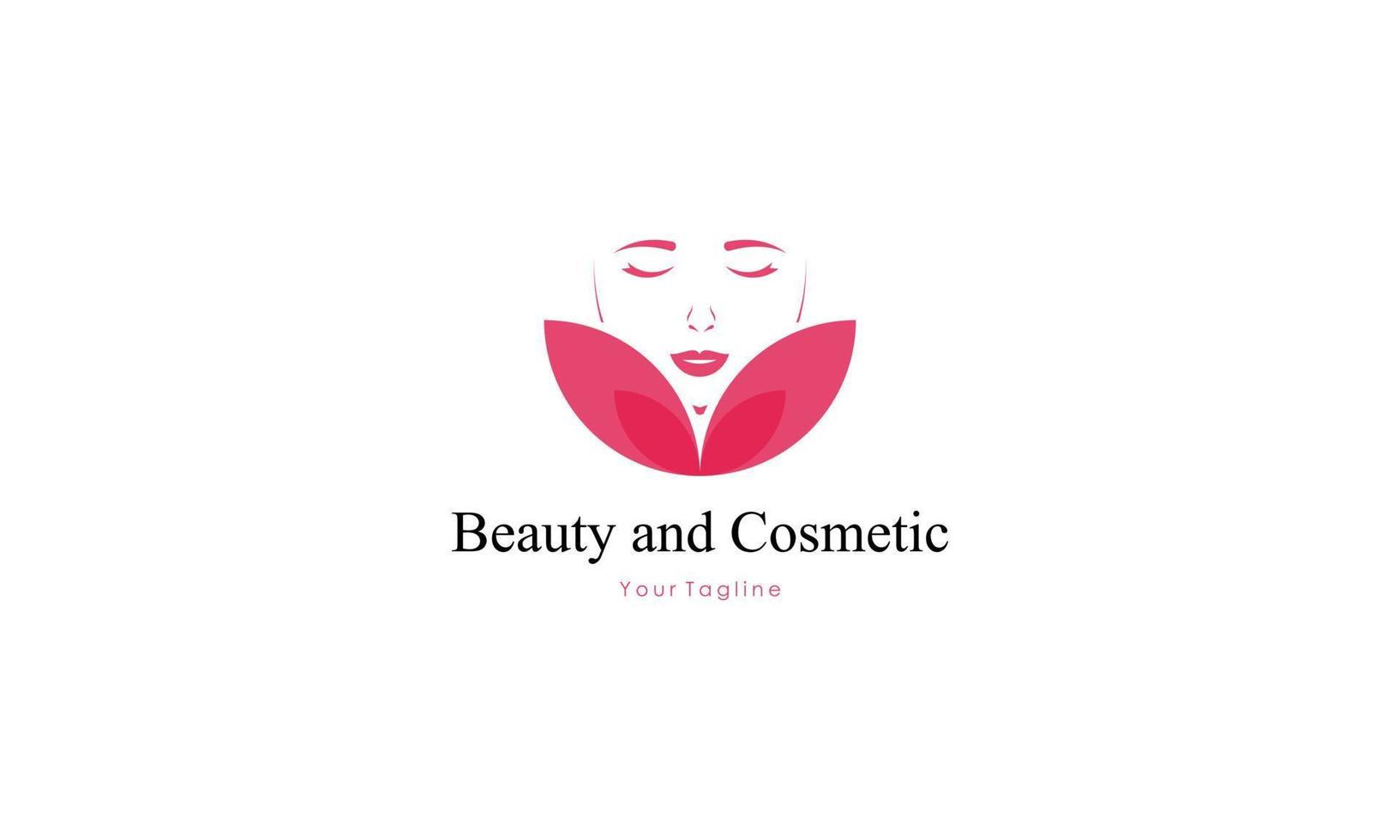 beauté femme mode logo vecteur