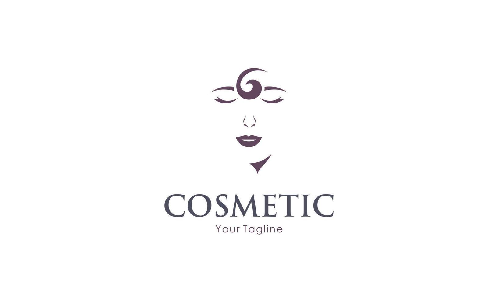 beauté femme mode logo vecteur