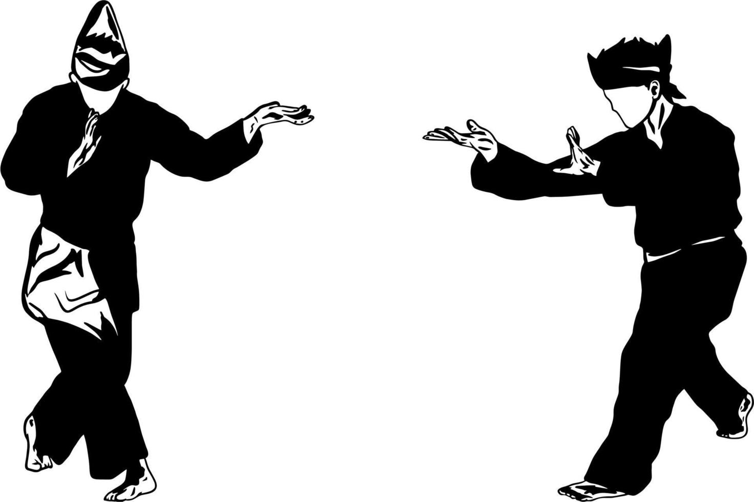 icône du logo vectoriel pencak silat