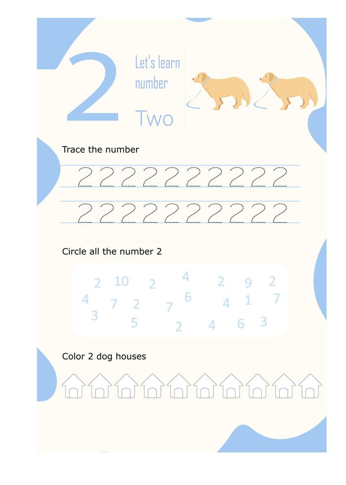 feuille de calcul numéro deux vecteur