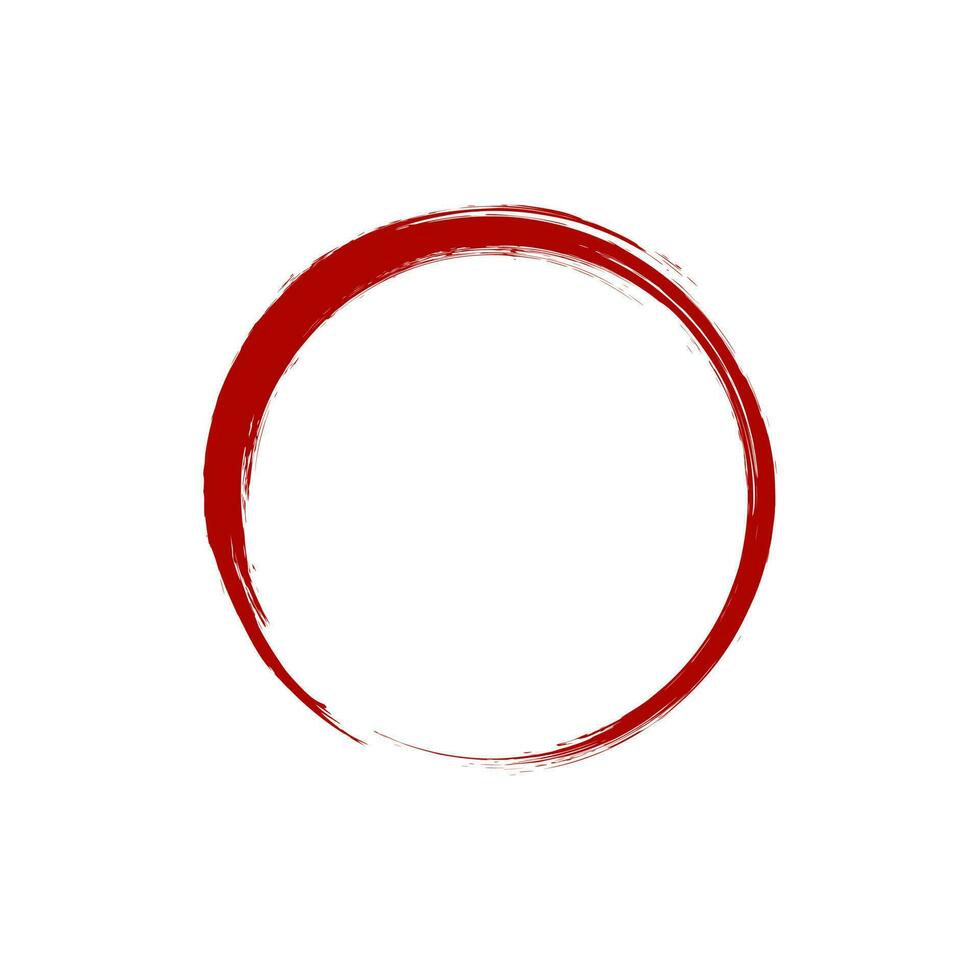cercle zen simple vecteur
