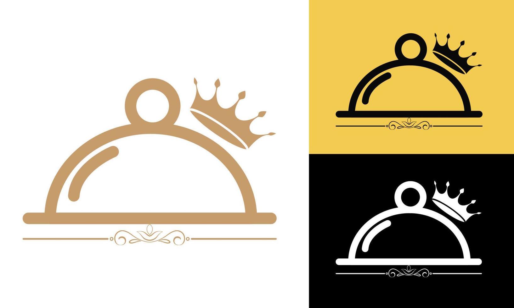 illustration vectorielle de restaurant logo design. conception de logos modernes vecteur