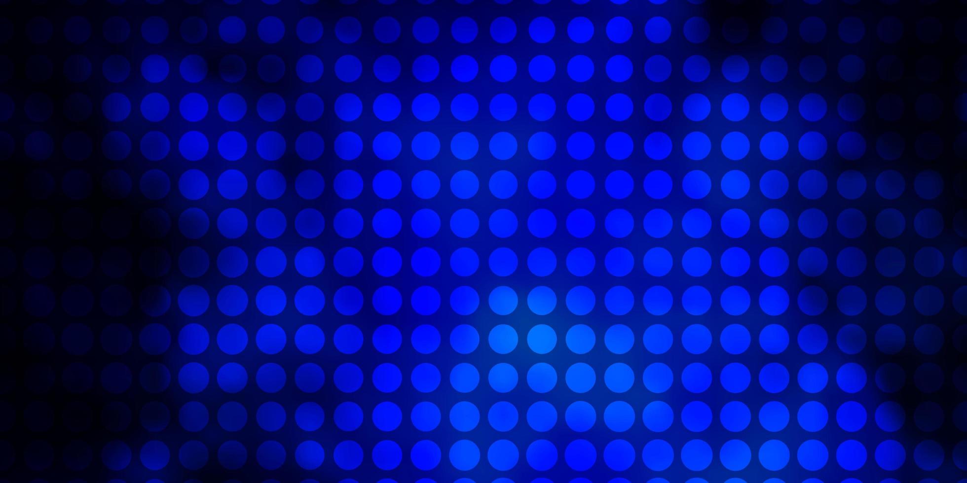 modèle vectoriel bleu foncé avec des cercles