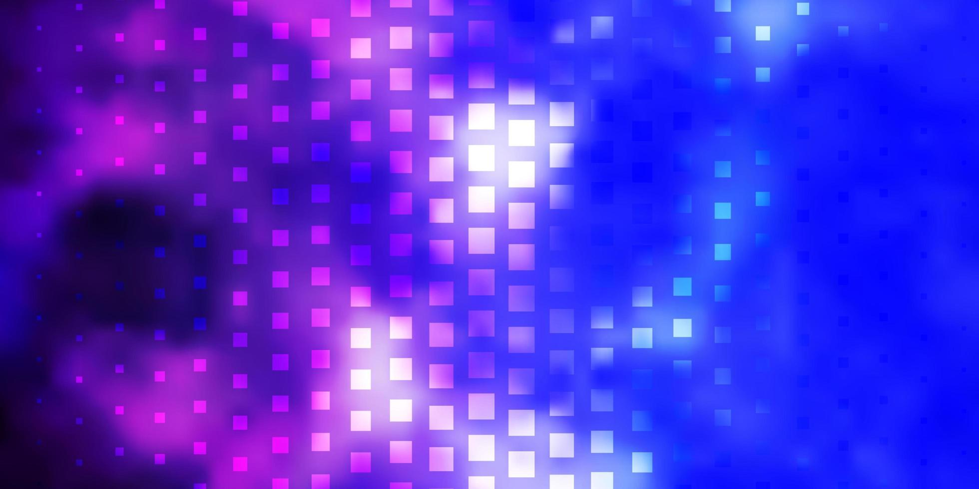 modèle vectoriel rose clair, bleu dans un style carré