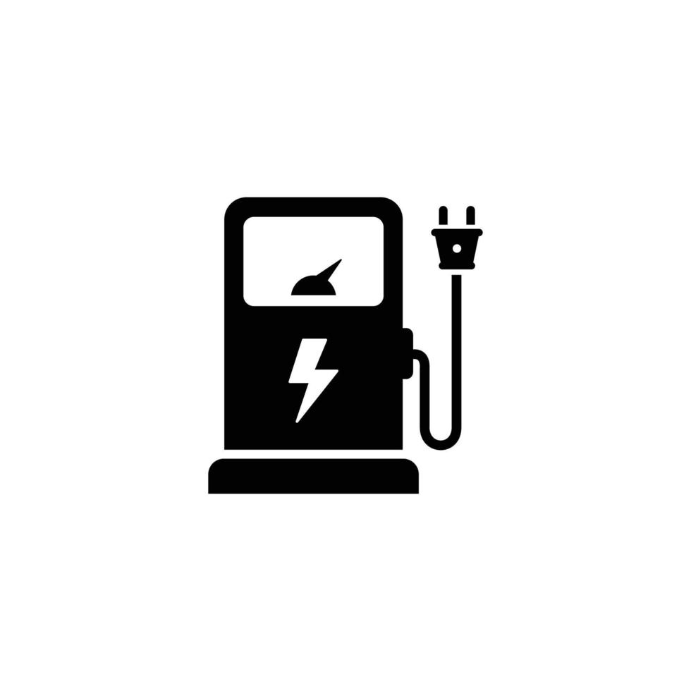 carburant simple icône plate illustration vectorielle vecteur