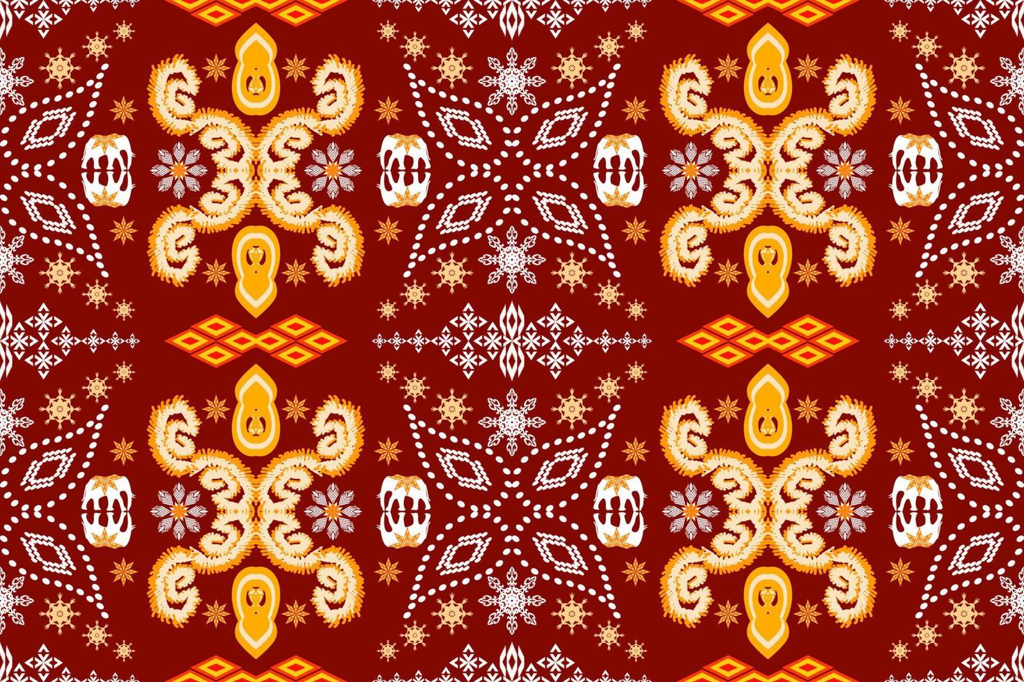 motif d'art traditionnel oriental ethnique géométrique.figure style de broderie tribale.design pour l'origine ethnique vecteur