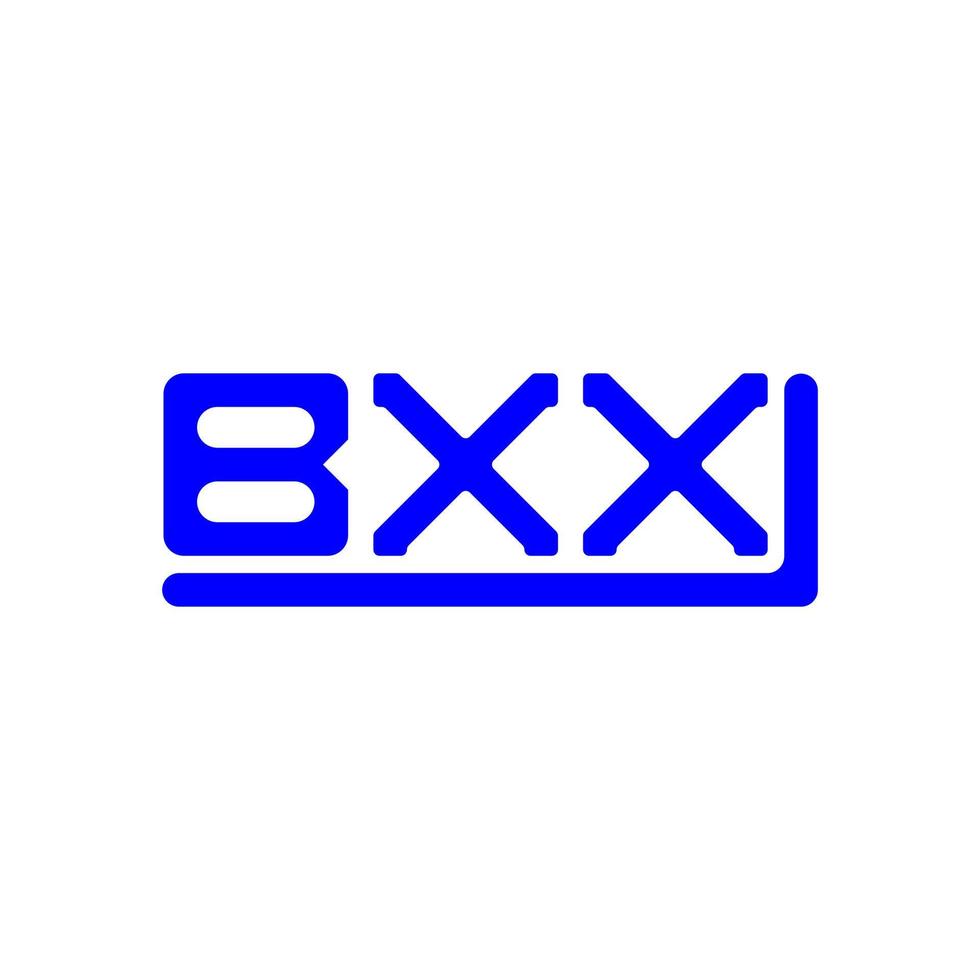 conception créative du logo bxx letter avec graphique vectoriel, logo bxx simple et moderne. vecteur