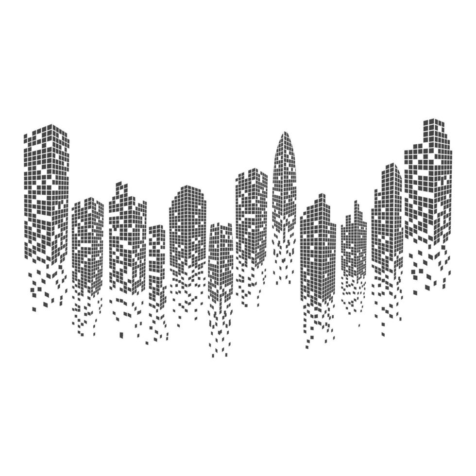 illustration vectorielle de la ville skyline vecteur