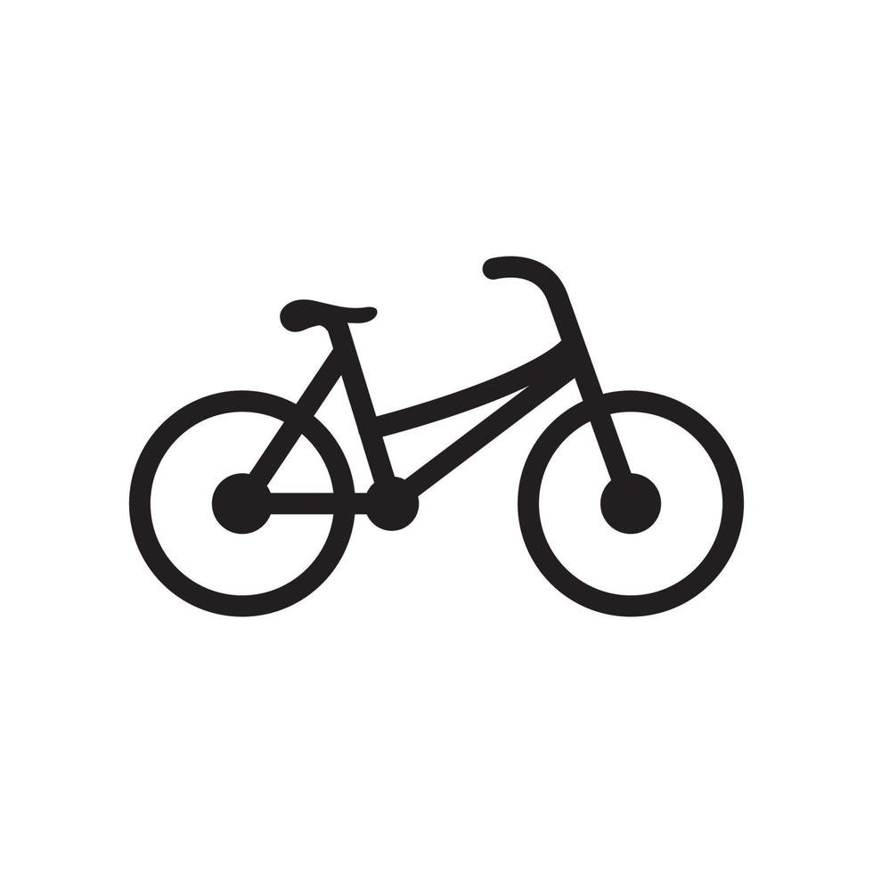 modèle de conception d'icône de logo de vélo vecteur