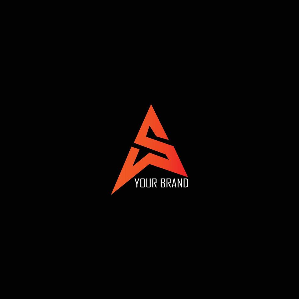 conception de logo de lettre s cool adaptée aux logos d'entreprise et aux logos de marque, logo de lettre s vecteur