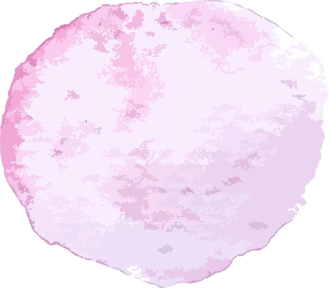 nude aquarelle rose coup de pinceau cercle point isolé clipart vecteur