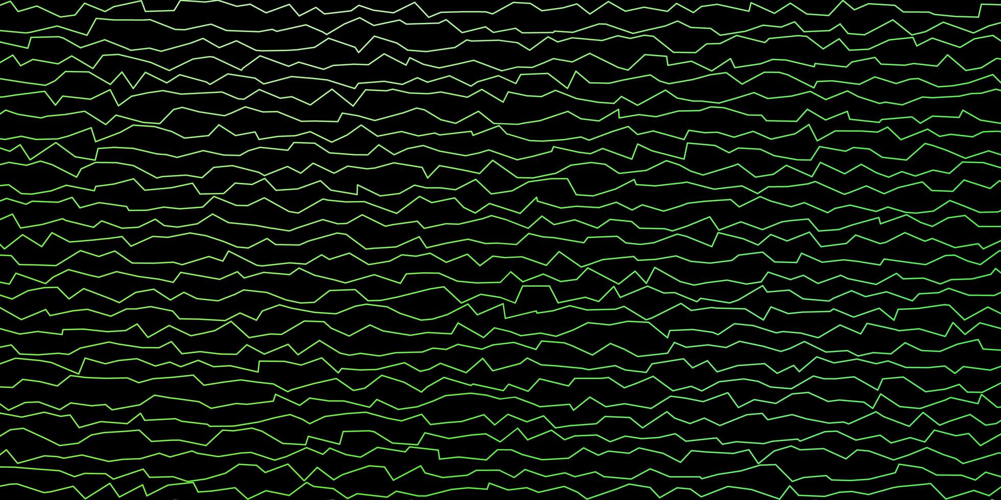 modèle vectoriel vert foncé avec des lignes ironiques.