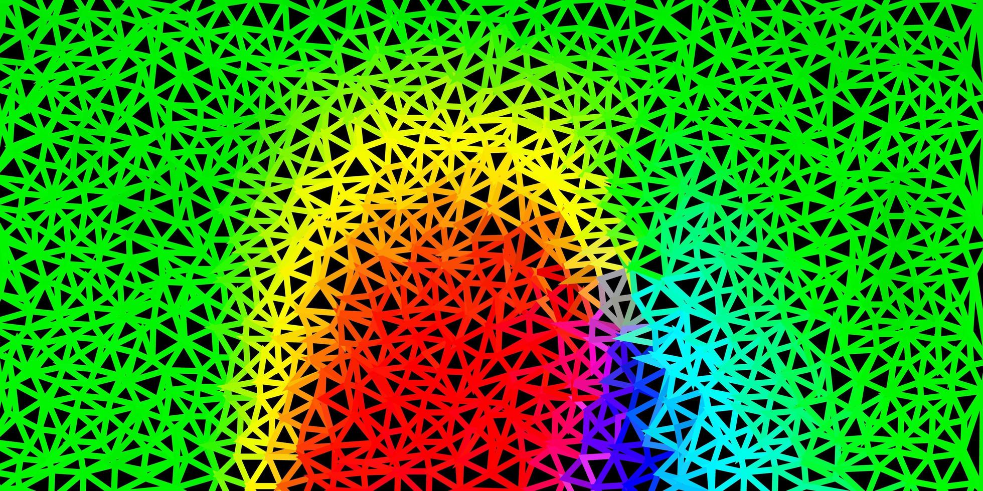 toile de fond triangle abstrait vecteur vert foncé.