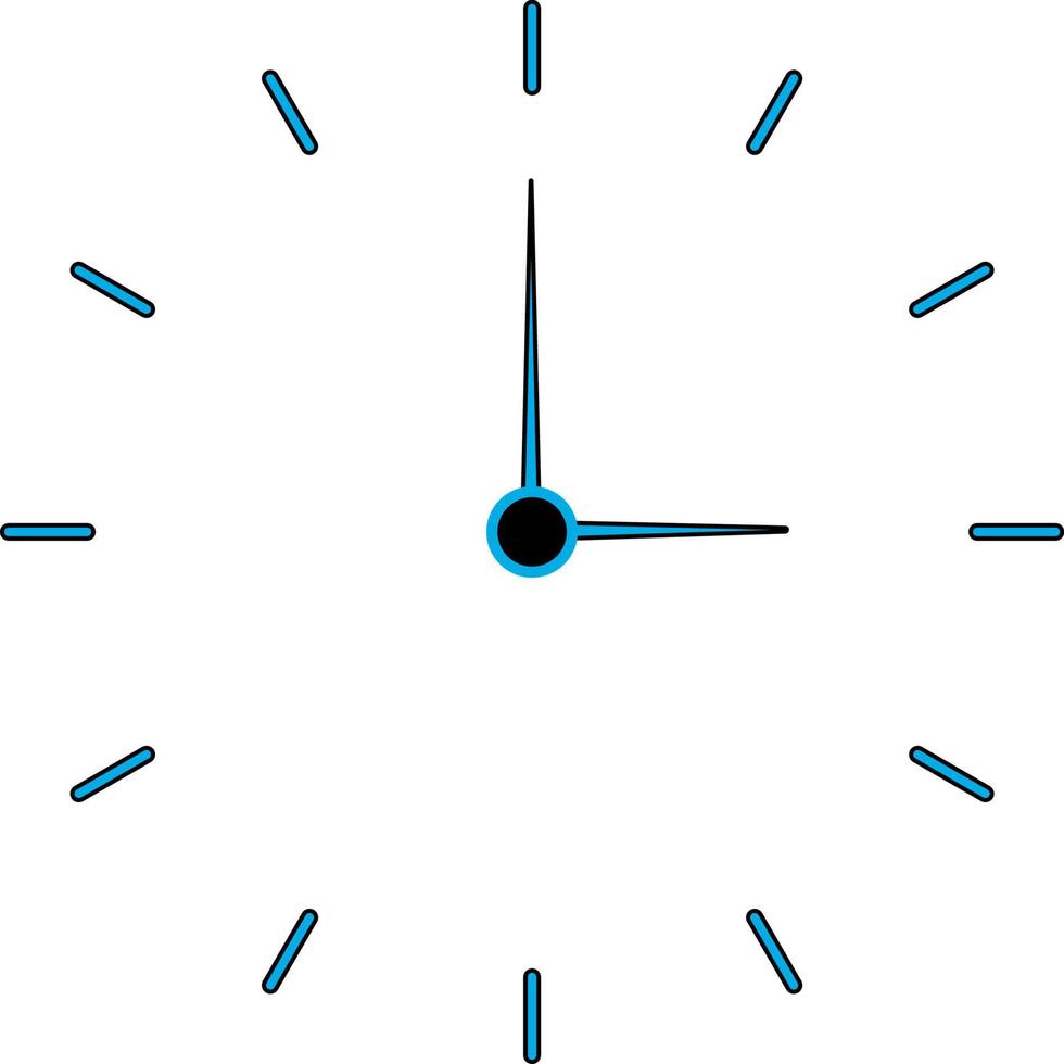 icônes vectorielles de l'heure et de l'horloge. conception de collection d'icônes d'horloge. symboles d'icône d'horloge analogique. entourez l'icône de la flèche. illustration vectorielle vecteur