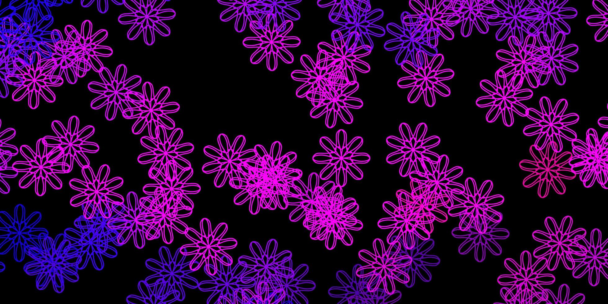 fond de vecteur violet foncé, rose avec des formes aléatoires.