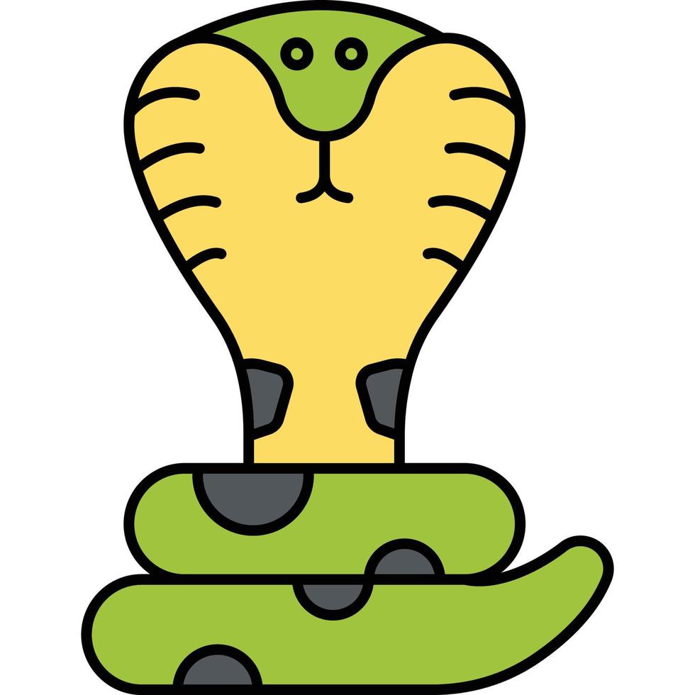serpent qui peut facilement éditer ou modifier vecteur